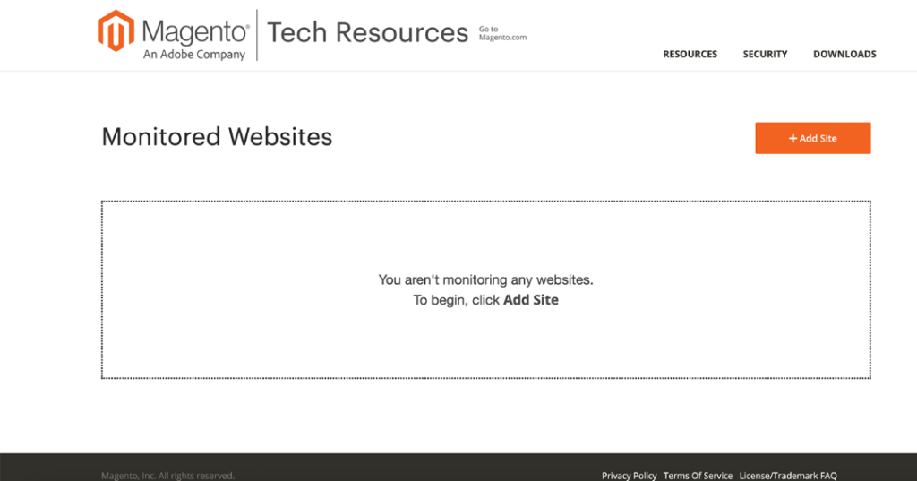 Add Site