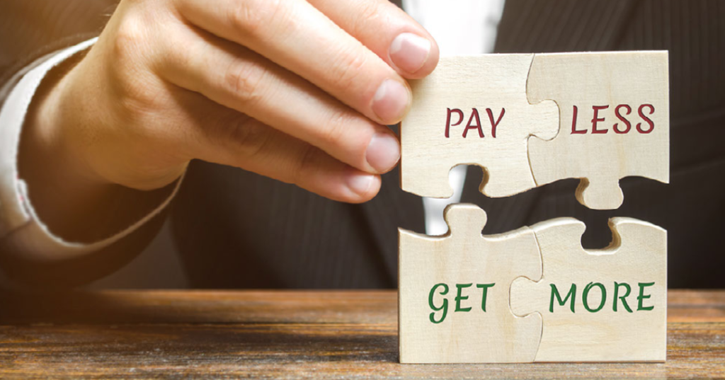 Pay less
