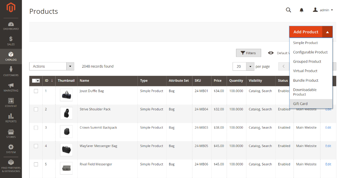 2.giftcard Magento-Gift-Card