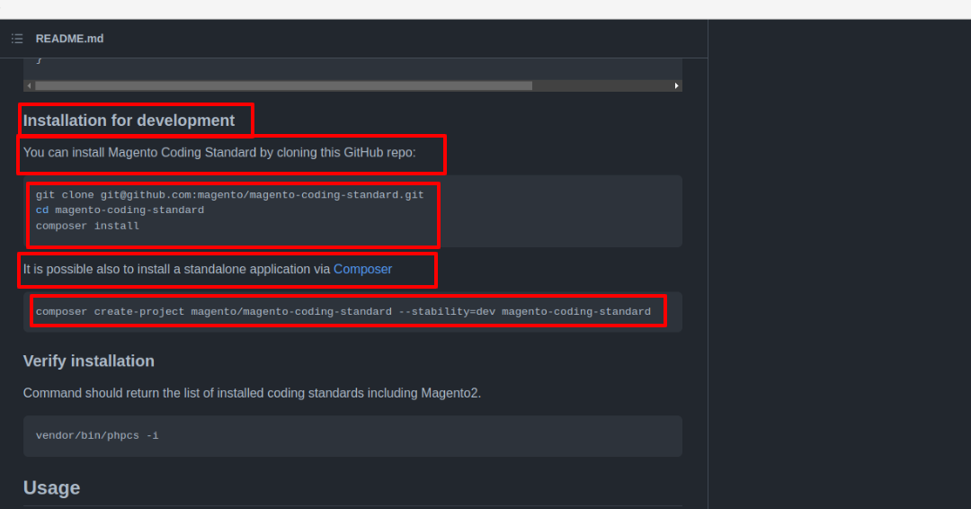 Magento-Coding-standadrd install Magento-Coding-standadrd install