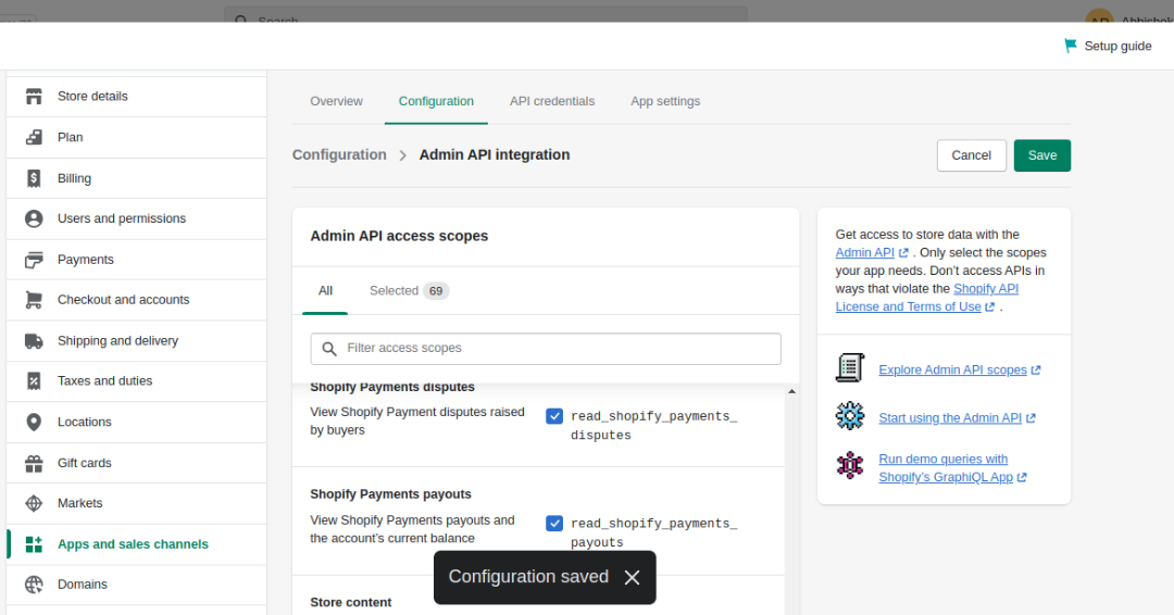 Shopify-app-configurations Shopify-app-configurations