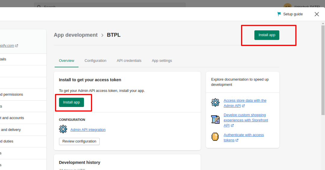 Shopify-app-install Shopify-app-install