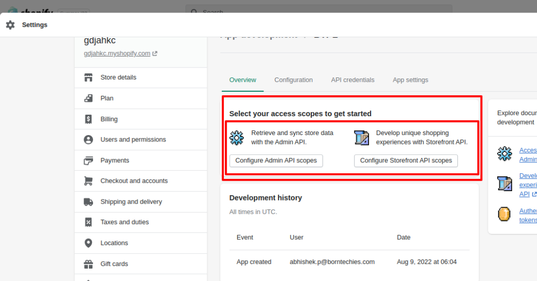 Shopify-app-scopes Shopify-app-scopes